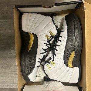 Jordan Sneakers White Black Gold